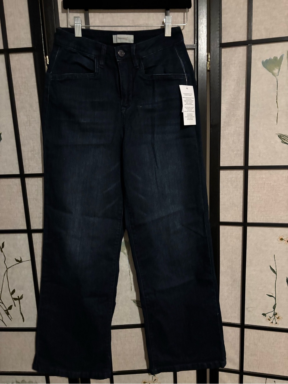 NWT Skinnygirl Women’s Dark Blue Wide Leg Jeans